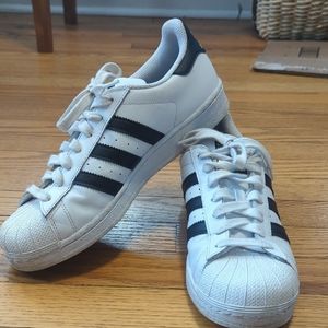 adidas White and Black Athletic Shoes